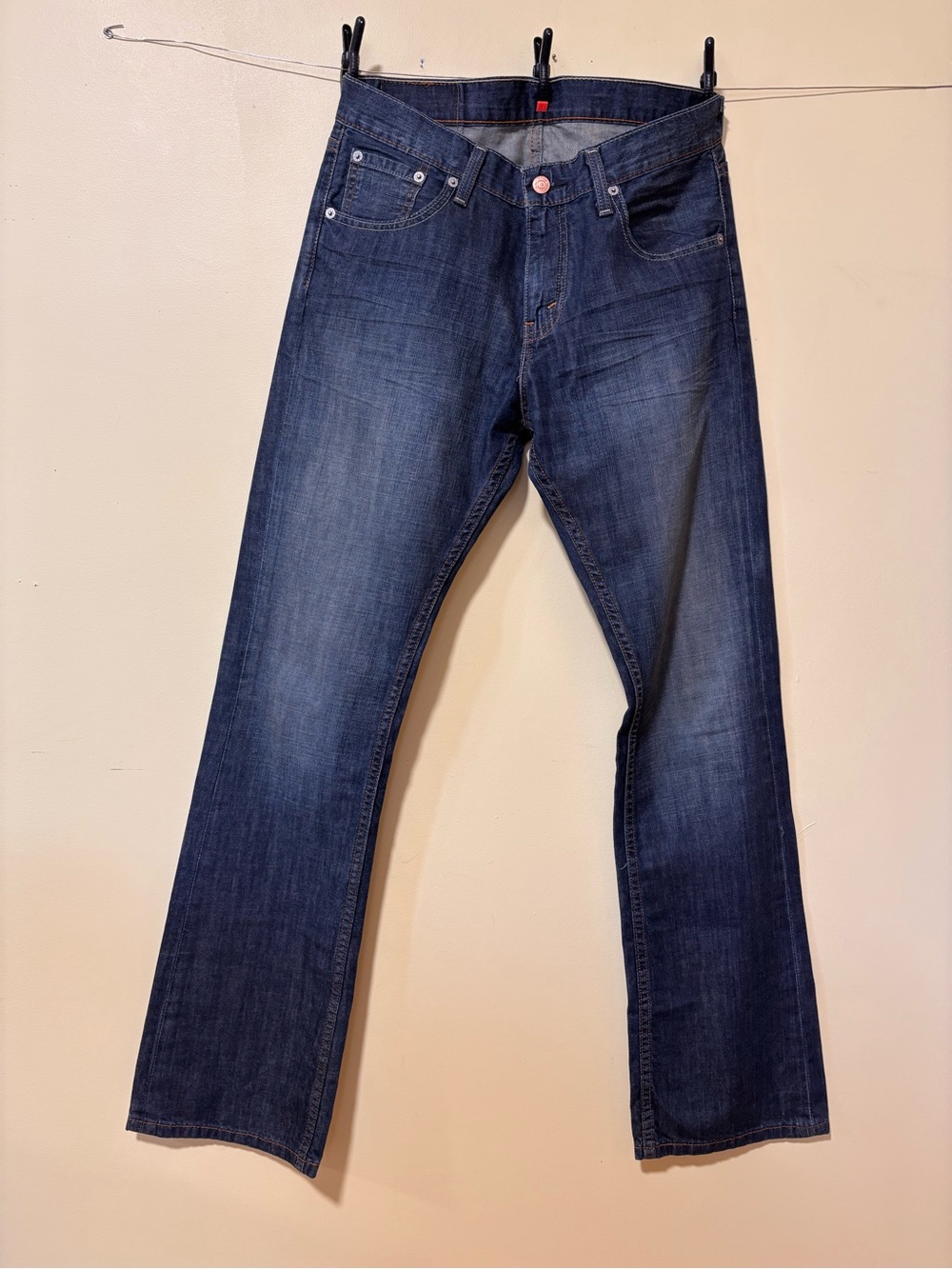 Levi's Men's Straight Jeans - Deep Indigo Wash